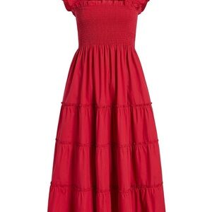 Hill House Classic Red Ellie Nap Dress EUC